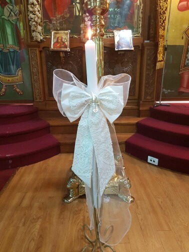 Candle Organza Bow